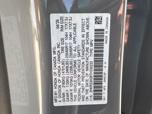 Used 2026 Honda CR-V LX image 24