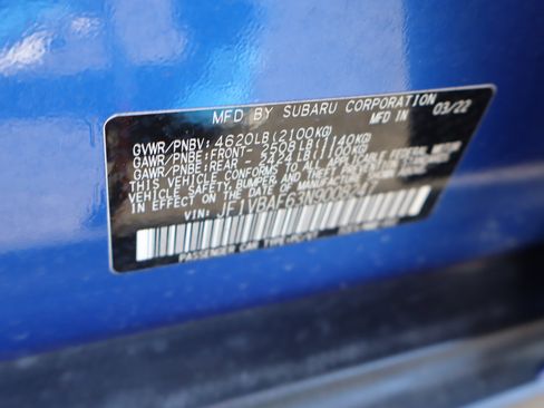 Used 2022 Subaru WRX Premium w/ Popular Package #2 image 23