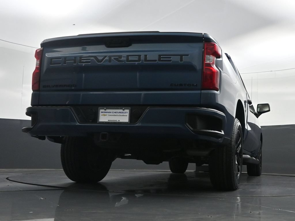 Certified 2024 Chevrolet Silverado 1500 Custom w/ Turbomax Blackout Package AWD/4WD image 33