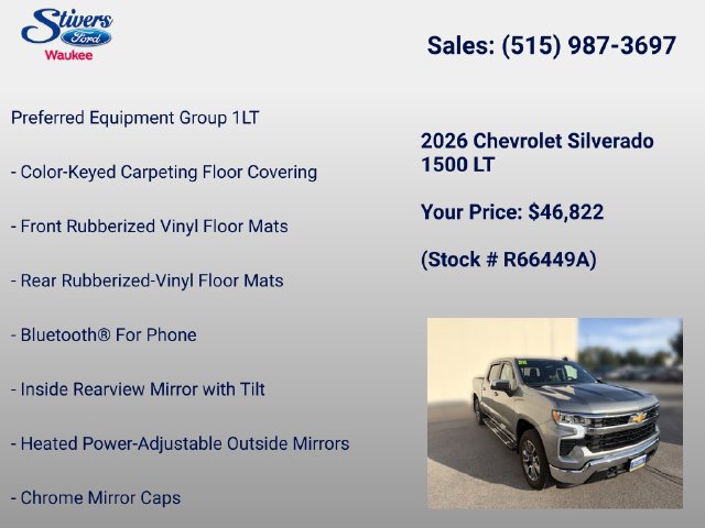 Used 2026 Chevrolet Silverado 1500 LT w/ All Star Edition Plus AWD/4WD image 16