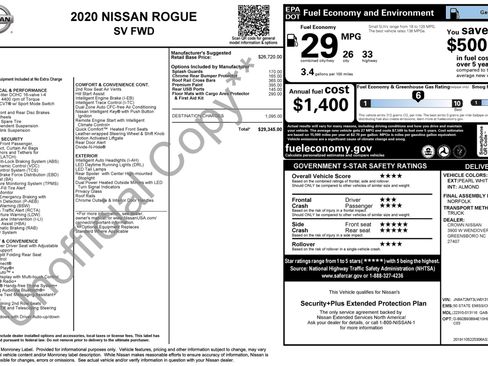 Used 2020 Nissan Rogue SV image 4