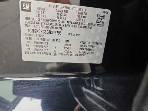 Used 2016 Chevrolet Tahoe LTZ AWD/4WD image 29