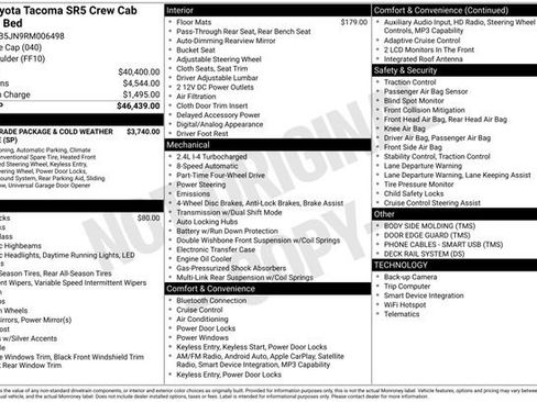 Used 2024 Toyota Tacoma SR5 AWD/4WD image 11