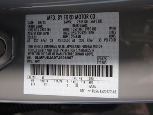 New 2026 Lincoln Nautilus Premier w/ Jet Appearance Package image 46