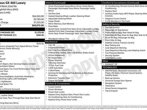 Used 2020 Lexus GX 460 Luxury w/ Off Road Package image 38