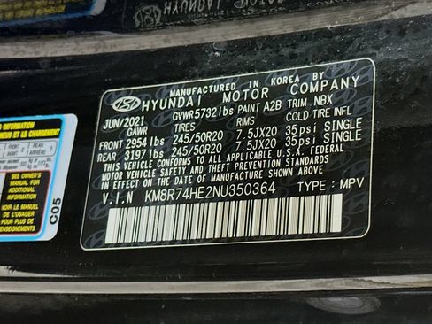 Used 2022 Hyundai Palisade Calligraphy w/ Cargo Package FWD image 37