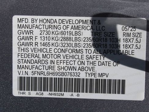 Used 2025 Honda Odyssey EX-L image 39