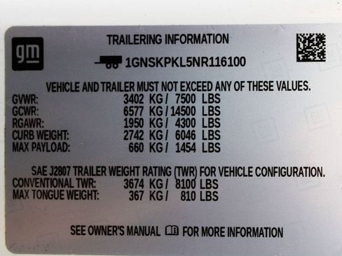 Used 2022 Chevrolet Tahoe Z71 w/ Z71 Off-Road Package AWD/4WD image 47