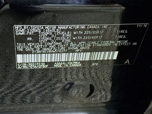 Certified 2017 Toyota RAV4 XLE image 36