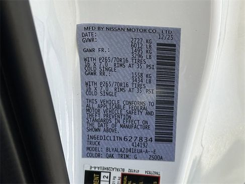 New 2026 Nissan Frontier S image 26