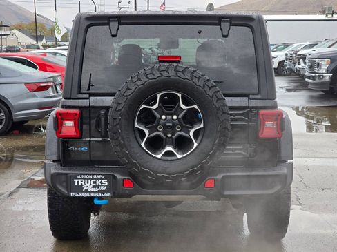 Used 2023 Jeep Wrangler Unlimited Rubicon 4xe w/ Safety Group image 4