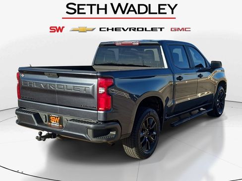 Used 2021 Chevrolet Silverado 1500 Custom w/ LPO, Dark Essentials Package RWD image 8