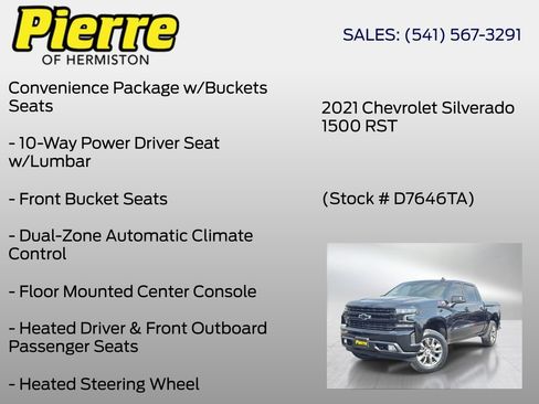 Used 2021 Chevrolet Silverado 1500 RST w/ Z71 Off-Road Package AWD/4WD image 36