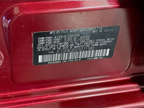 Used 2012 Subaru Impreza 2.0i Premium w/ Popular Pkg 1 image 31