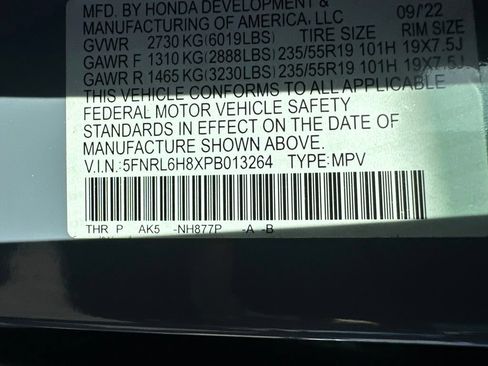 Used 2023 Honda Odyssey Touring image 19
