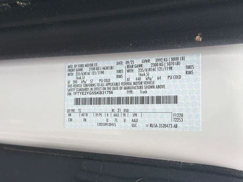 New 2025 Ford Transit 150 Low Roof AWD w/ Load Area Protection Package image 29