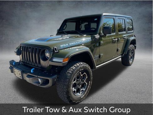 Used 2023 Jeep Wrangler Unlimited Rubicon 4xe w/ Steel Bumper Group AWD/4WD image 4