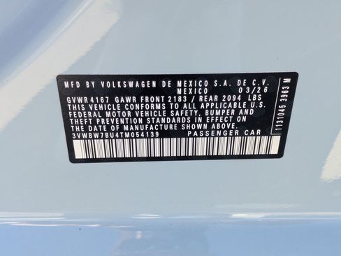 New 2026 Volkswagen Jetta Sport FWD image 18