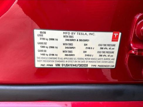 Used 2020 Tesla Model S Performance AWD/4WD image 33