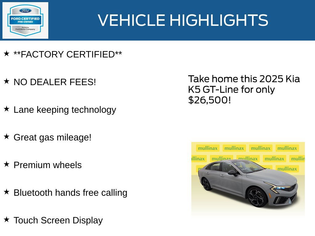Used 2025 Kia K5 GT-Line w/ GT-Line Premium Package FWD image 12