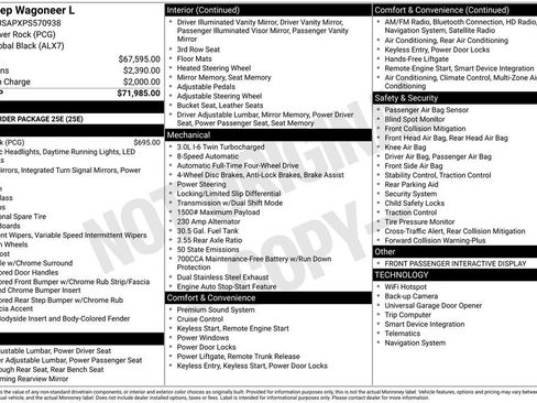 Used 2023 Jeep Wagoneer L 4WD image 6