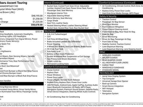 Used 2023 Subaru Ascent Touring image 14