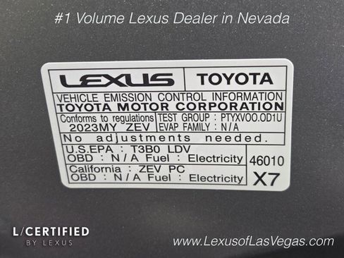 Certified 2023 Lexus RZ 450e Premium w/ Technology Package AWD/4WD image 27