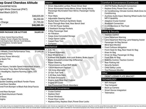 Used 2023 Jeep Grand Cherokee Altitude RWD image 26