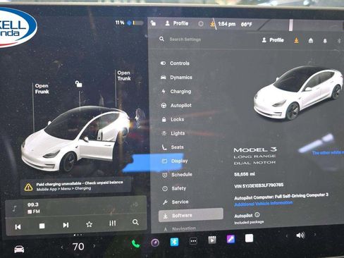 Used 2020 Tesla Model 3 Long Range AWD/4WD image 1