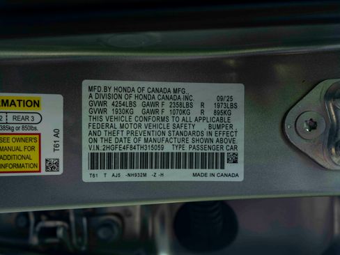 Certified 2026 Honda Civic Sport Touring image 46