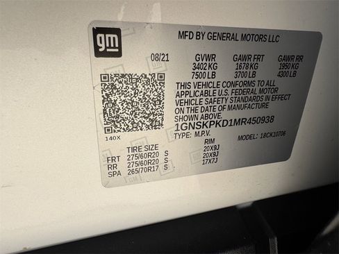 Used 2021 Chevrolet Tahoe Z71 w/ Rear Media and Nav Package image 32