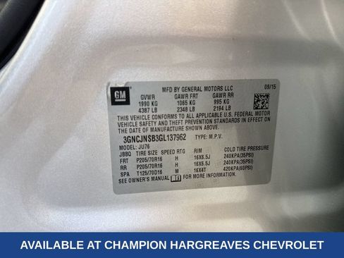 Used 2016 Chevrolet Trax LS AWD/4WD image 42