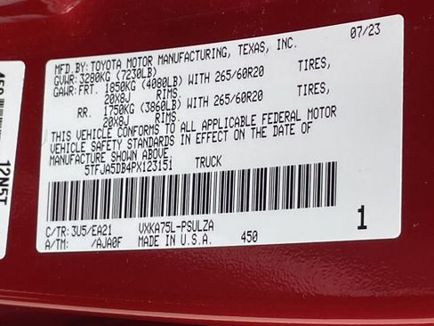 Used 2023 Toyota Tundra Limited w/ Power Package AWD/4WD image 31