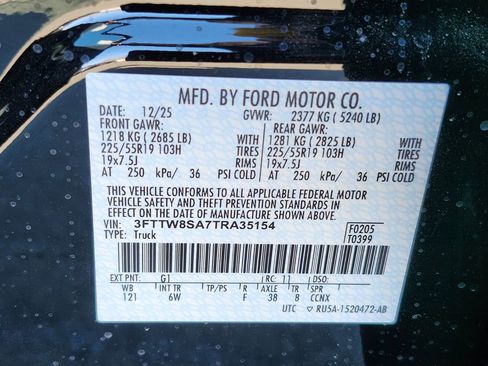 New 2026 Ford Maverick Lariat w/ Black Appearance Package image 33