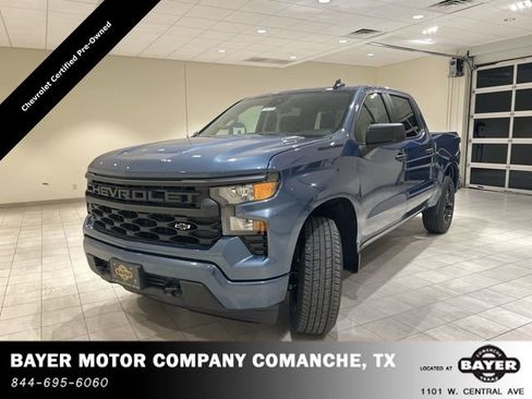 Certified 2024 Chevrolet Silverado 1500 Custom w/ LPO, Dark Essentials Package image 1