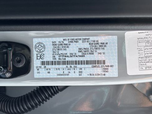 Used 2026 Ford F150 Tremor w/ Equipment Group 402B MID AWD/4WD image 36