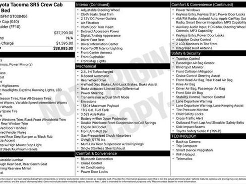 Certified 2025 Toyota Tacoma SR5 RWD image 6