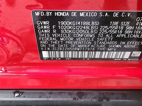 Certified 2024 Honda HR-V Sport image 13