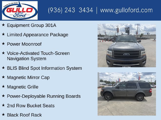 Used 2017 Ford Expedition Limited w/ Equipment Group 301A RWD image 10