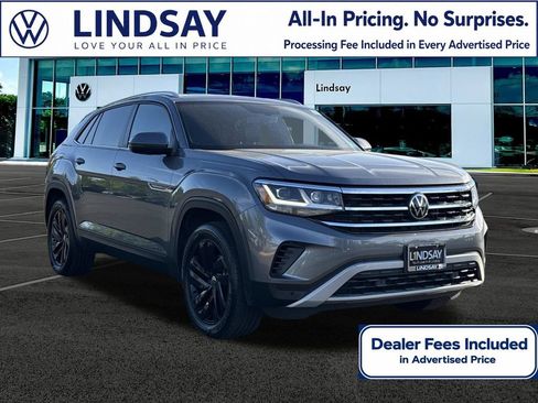 Certified 2023 Volkswagen Atlas Cross Sport SE w/ Black Wheel Package AWD/4WD image 1