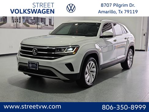 Certified 2023 Volkswagen Atlas Cross Sport SE w/ Panoramic Sunroof Package FWD image 1