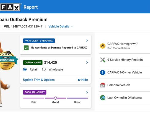 Used 2021 Subaru Outback Premium AWD/4WD image 6