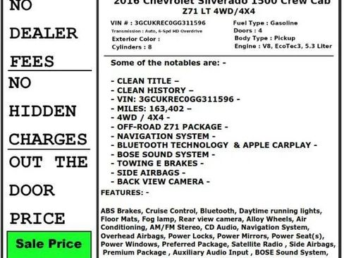 Used 2016 Chevrolet Silverado 1500 LT w/ LT Convenience Package image 26