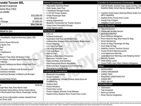 Used 2026 Hyundai Tucson SEL AWD/4WD image 13