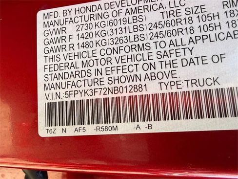 Used 2022 Honda Ridgeline RTL-E image 23