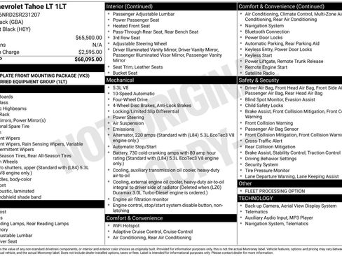 Used 2025 Chevrolet Tahoe LT image 44