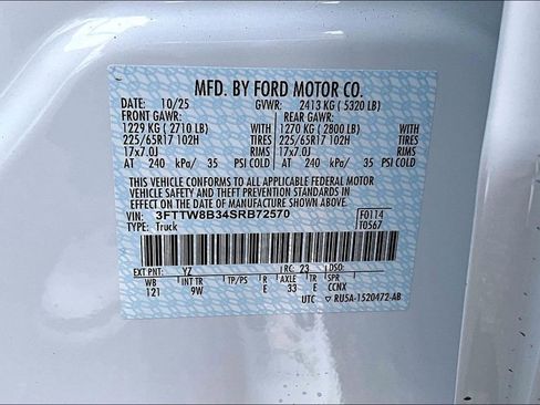 New 2025 Ford Maverick XL w/ Equipment Group 101A image 13