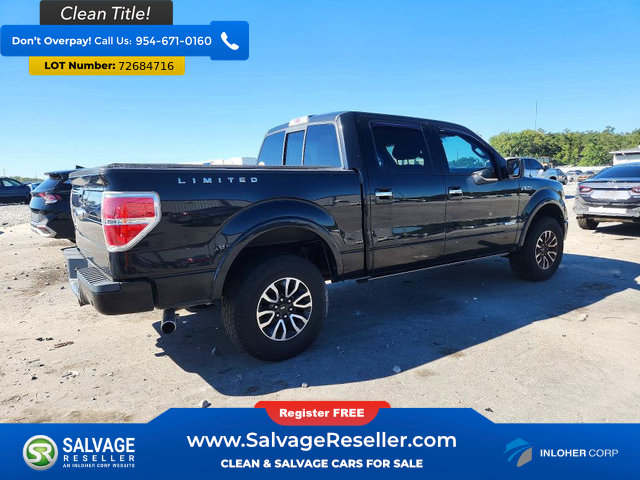 Used 2013 Ford F150 Limited AWD/4WD image 4