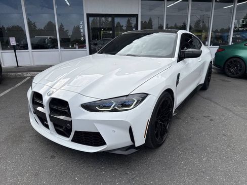 Used 2021 BMW M4 Competition w/ Executive Package RWD image 1