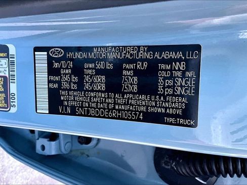 Used 2024 Hyundai Santa Cruz SEL image 36